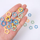 Maxbell Knitting Stitch Markers 30x Colorful Knit Needle Clip for DIY Handmade Craft