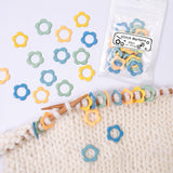 Maxbell Knitting Stitch Markers 30x Colorful Knit Needle Clip for DIY Handmade Craft