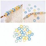 Maxbell Knitting Stitch Markers 30x Colorful Knit Needle Clip for DIY Handmade Craft