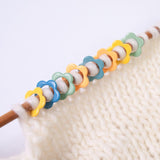 Maxbell Knitting Stitch Markers 30x Colorful Knit Needle Clip for DIY Handmade Craft