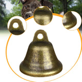Maxbell Metal Craft Bells Hanging Ornament for Halloween Thanksgiving Christmas Tree 10Pcs