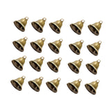 Maxbell Metal Craft Bells Hanging Ornament for Halloween Thanksgiving Christmas Tree 20Pcs