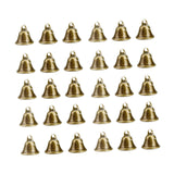 Maxbell Metal Craft Bells Hanging Ornament for Halloween Thanksgiving Christmas Tree 30Pcs