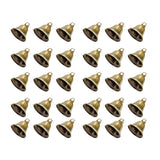 Maxbell Metal Craft Bells Hanging Ornament for Halloween Thanksgiving Christmas Tree 30Pcs