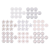 Maxbell 10 Pieces Flower Rhinestone Flatback Embellishments Wedding Shoes