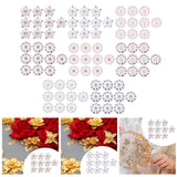 Maxbell 10 Pieces Flower Rhinestone Flatback Embellishments Wedding Shoes