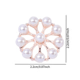 Maxbell 10 Pieces Flower Rhinestone Flatback Embellishments Wedding Shoes