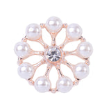 Maxbell 10 Pieces Flower Rhinestone Flatback Embellishments Wedding Shoes