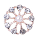 Maxbell 10 Pieces Flower Rhinestone Flatback Embellishments Wedding Shoes