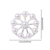 Maxbell 10 Pieces Flower Rhinestone Flatback Embellishments Wedding Shoes