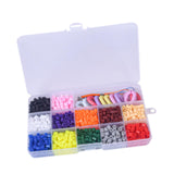 Maxbell 1200Pcs Fuse Beads with Phone Ropes Round Boys Girls Birthday Gifts for Kids
