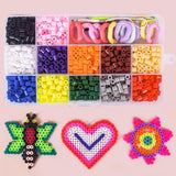 Maxbell 1200Pcs Fuse Beads with Phone Ropes Round Boys Girls Birthday Gifts for Kids
