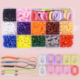 Maxbell 1200Pcs Fuse Beads with Phone Ropes Round Boys Girls Birthday Gifts for Kids