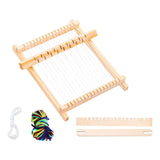 Maxbell Weaving Looms Kit Mini Hand Knitting Tool for Blankets Sewing Weaving Lovers