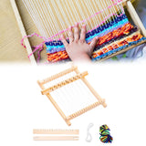 Maxbell Weaving Looms Kit Mini Hand Knitting Tool for Blankets Sewing Weaving Lovers