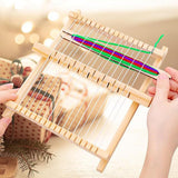 Maxbell Weaving Looms Kit Mini Hand Knitting Tool for Blankets Sewing Weaving Lovers