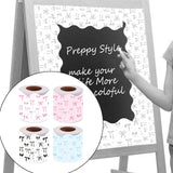Maxbell Borders Stickers Stylish Bulletin Board Borders for School White Board Party white bow