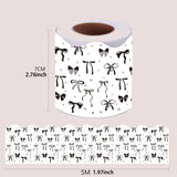 Maxbell Borders Stickers Stylish Bulletin Board Borders for School White Board Party black bow