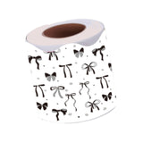 Maxbell Borders Stickers Stylish Bulletin Board Borders for School White Board Party black bow