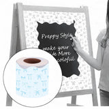 Maxbell Borders Stickers Stylish Bulletin Board Borders for School White Board Party blue bow
