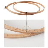 Maxbell Round Embroidery Hoop Sewing Tool Cross Stitch Hoop for DIY Embroidery Craft 3 inch