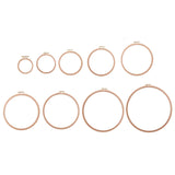 Maxbell Round Embroidery Hoop Sewing Tool Cross Stitch Hoop for DIY Embroidery Craft 3 inch