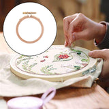 Maxbell Round Embroidery Hoop Sewing Tool Cross Stitch Hoop for DIY Embroidery Craft 3 inch