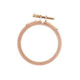Maxbell Round Embroidery Hoop Sewing Tool Cross Stitch Hoop for DIY Embroidery Craft 3 inch
