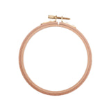 Maxbell Round Embroidery Hoop Sewing Tool Cross Stitch Hoop for DIY Embroidery Craft 5 inch