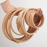 Maxbell Round Embroidery Hoop Sewing Tool Cross Stitch Hoop for DIY Embroidery Craft 5 inch