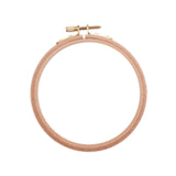 Maxbell Round Embroidery Hoop Sewing Tool Cross Stitch Hoop for DIY Embroidery Craft 6 inch
