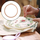 Maxbell Round Embroidery Hoop Sewing Tool Cross Stitch Hoop for DIY Embroidery Craft 7 inch