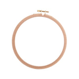 Maxbell Round Embroidery Hoop Sewing Tool Cross Stitch Hoop for DIY Embroidery Craft 7 inch