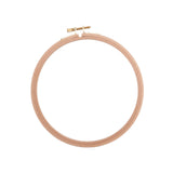 Maxbell Round Embroidery Hoop Sewing Tool Cross Stitch Hoop for DIY Embroidery Craft 7 inch