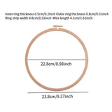 Maxbell Round Embroidery Hoop Sewing Tool Cross Stitch Hoop for DIY Embroidery Craft 9 inch