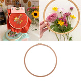 Maxbell Round Embroidery Hoop Sewing Tool Cross Stitch Hoop for DIY Embroidery Craft 11 inch