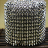Maxbell Sew Stitch on Spikes DIY Project Cone Spikes for Crafts Clothing Silver