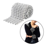Maxbell Sew Stitch on Spikes DIY Project Cone Spikes for Crafts Clothing Silver