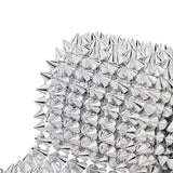 Maxbell Sew Stitch on Spikes DIY Project Cone Spikes for Crafts Clothing Silver