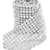 Maxbell Sew Stitch on Spikes DIY Project Cone Spikes for Crafts Clothing Silver