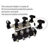 Maxbell Hold 4 Airbrushes Sturdy Multiple Fixing Rack Desktop Airbrushes Accessories