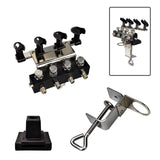 Maxbell Hold 4 Airbrushes Sturdy Multiple Fixing Rack Desktop Airbrushes Accessories
