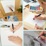 Maxbell Blending Stumps for Drawing Pastel Paper Art Blenders Set for Shadowing Kids