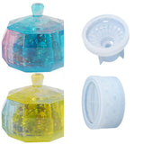 Maxbell Storage Box Silicone Model with Lid Organizer Storage Jar Casting DIY Making