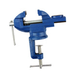 Maxbell Clamp-on Vise 360° Rotate Clamp Vice for Woodworking Craft Creation Modeling clampmouth 5cm blue