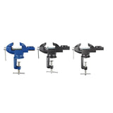 Maxbell Clamp-on Vise 360° Rotate Clamp Vice for Woodworking Craft Creation Modeling clampmouth 5cm blue