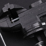 Maxbell Clamp-on Vise 360° Rotate Clamp Vice for Woodworking Craft Creation Modeling clampmouth 8cm black