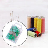 Maxbell 80Pcs Straight Pins for Garment Making Graduation Ceremonies Clothing Making green