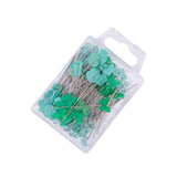 Maxbell 80Pcs Straight Pins for Garment Making Graduation Ceremonies Clothing Making green