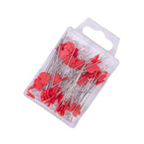 Maxbell 80Pcs Straight Pins for Garment Making Graduation Ceremonies Clothing Making red